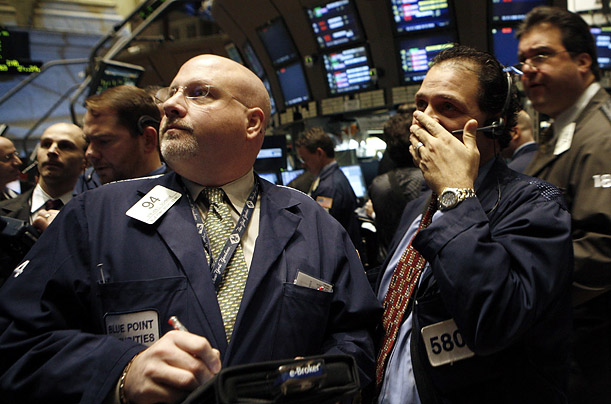 Na Wall Streetu cene akcija pale